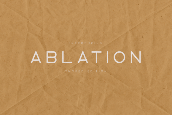 Ablation Smoked Edition Font: Distressed Elegance for Digital Design