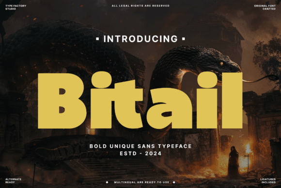 Bitail: A Bold Sans Serif Font for High-Impact Web Design