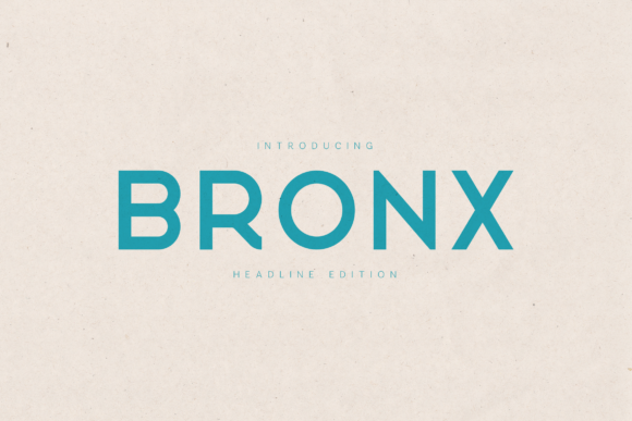 Bronx Headline: A Bold Sans Serif Font for Modern Branding