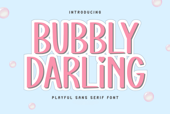 Bubbly Darling: A Cute Sans Serif Font for Warm Editorial Design
