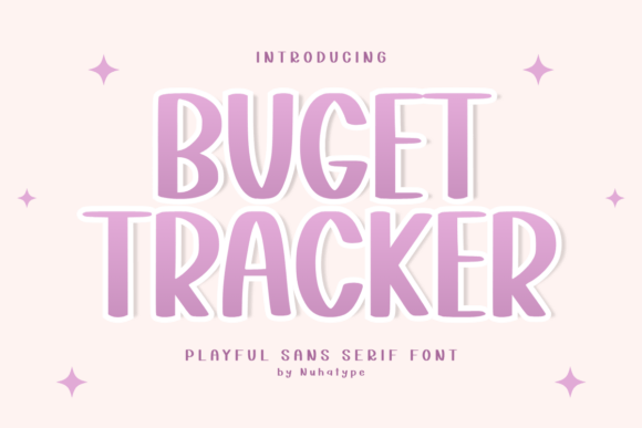 Buget Tracker: A Handcrafted Sans Serif Font for Warm Brand Identities