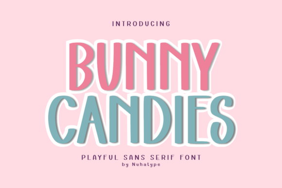 Bunny Candies: A Sweet Sans Serif Font for Small Business Branding