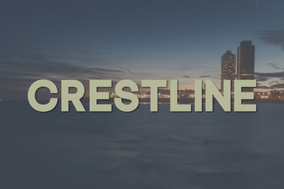 Crestline: A Modern Sans Serif Font for Handmade Business Branding