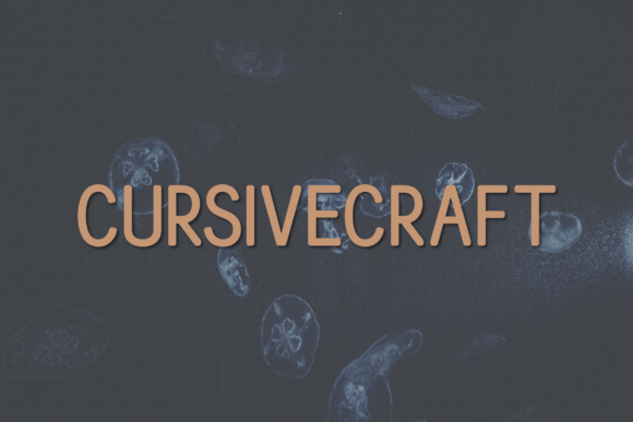 Cursivecraft: A Modern Sans Serif Font for Digital Designers
