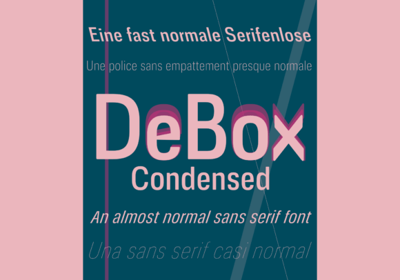 Debox Condensed: Bold Design in Tight Spaces