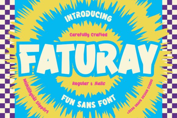 Faturay: A Bold Sans Serif Font for Dynamic Branding