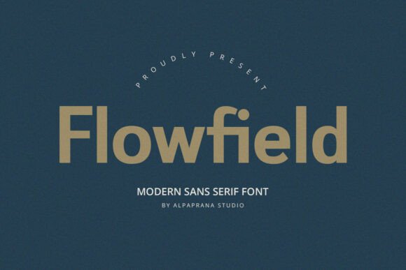 Flowfield: A Modern Sans Serif Font for Clear, Elegant Campaign Typography
