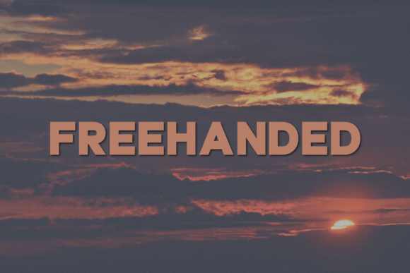 Freehanded: A Classy Sans Serif Font for Modern Brand Campaigns