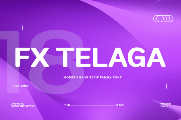 Fx Telaga: A Modern Sans Serif Font for Digital Branding and Web Design