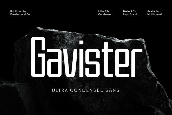 Gavister: A Bold Sans Serif Font for Modern Branding Projects