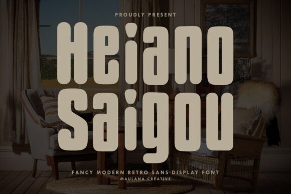 Heiano Saigou: A Retro-Inspired Sans Serif for Modern Editorial Design