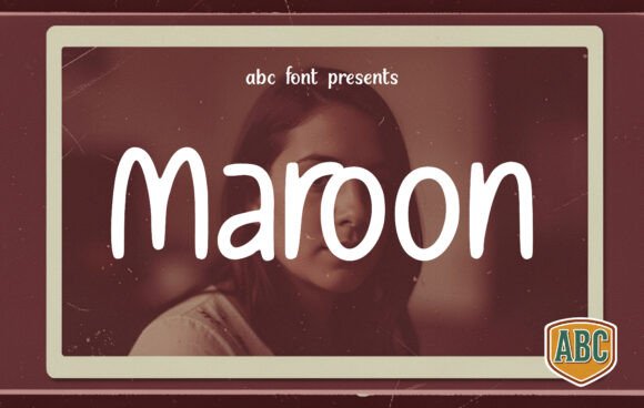 How the Maroon Font Transformed a Café’s Branding into Something Elegant and Memorable