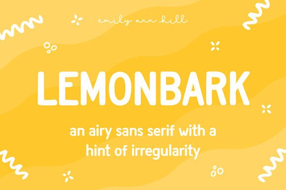 Lemonbark: A Hand-Drawn Sans Serif Font for Digital Branding