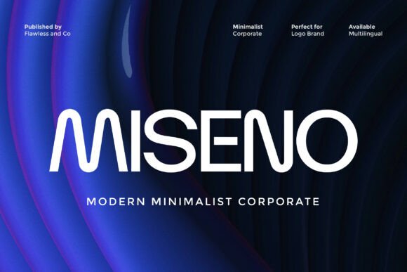 Miseno: A Modern Sans Serif Font for Elegant Editorial Design
