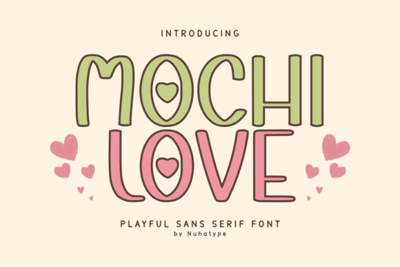 Mochi Love: A Cute Sans Serif Font for Branding and Business Design
