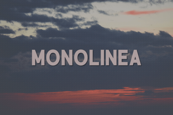 Monolinea: A Modern Sans Serif Font for Designers