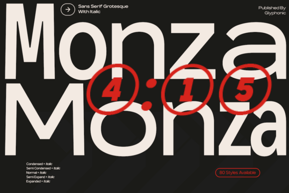 Monza: A Contemporary Sans Serif Font for Modern Web Design