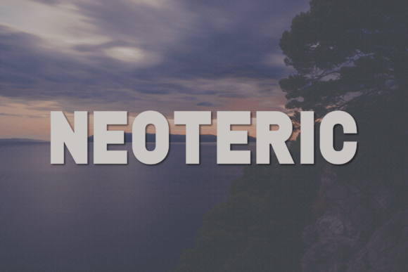Neoteric: A Modern Sans Serif Font for Handmade Labels, Invitations & More