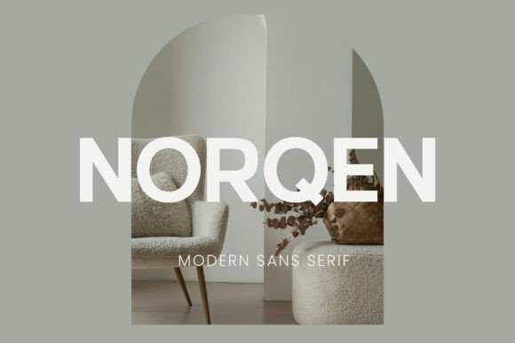 Norqen: A Modern Sans Serif Font for Handmade Labels, Invitations, and Branding