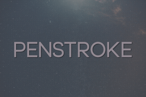 Penstroke: A Modern Sans Serif Font for Crafty Makers and Product Designers