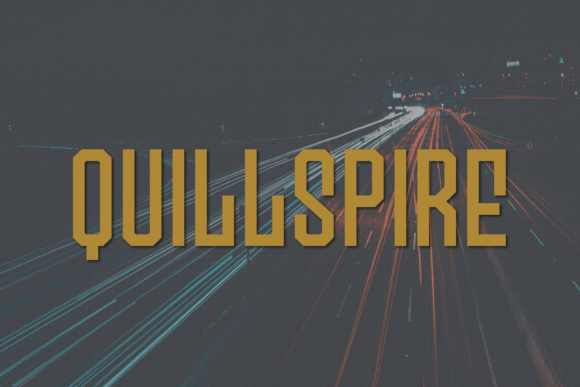 Quillspire: A Modern Sans Serif Typeface for Elegant Branding