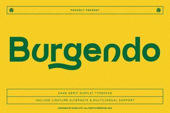 Using Burgendo for Branding: A Bold Sans Serif Font That Elevates Visual Identity