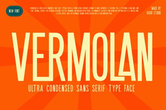 Vermolan: A Bold Sans Serif Font for High-Impact Campaign Design