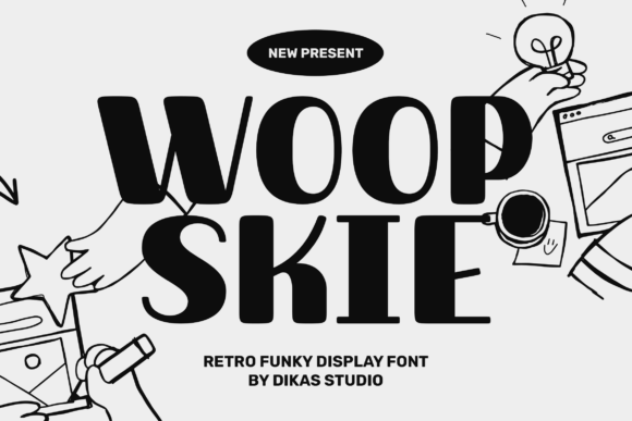Woopskie: A Playful Sans Serif Font for Scroll-Stopping Digital Campaigns